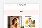 Sapphire Glow WordPress Theme, a WordPress Template by Your Theme Shop (Thumbnail 2 of 9)