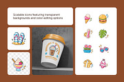 150 Summer Flat Icons Bundle, an Emoji Icon by Vectors Market (Thumbnail 4 of 12)