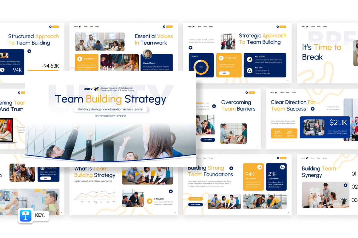 Team Building Strategy Keynote, a Presentation Template by Loin Studio (Photo 1 of 4)