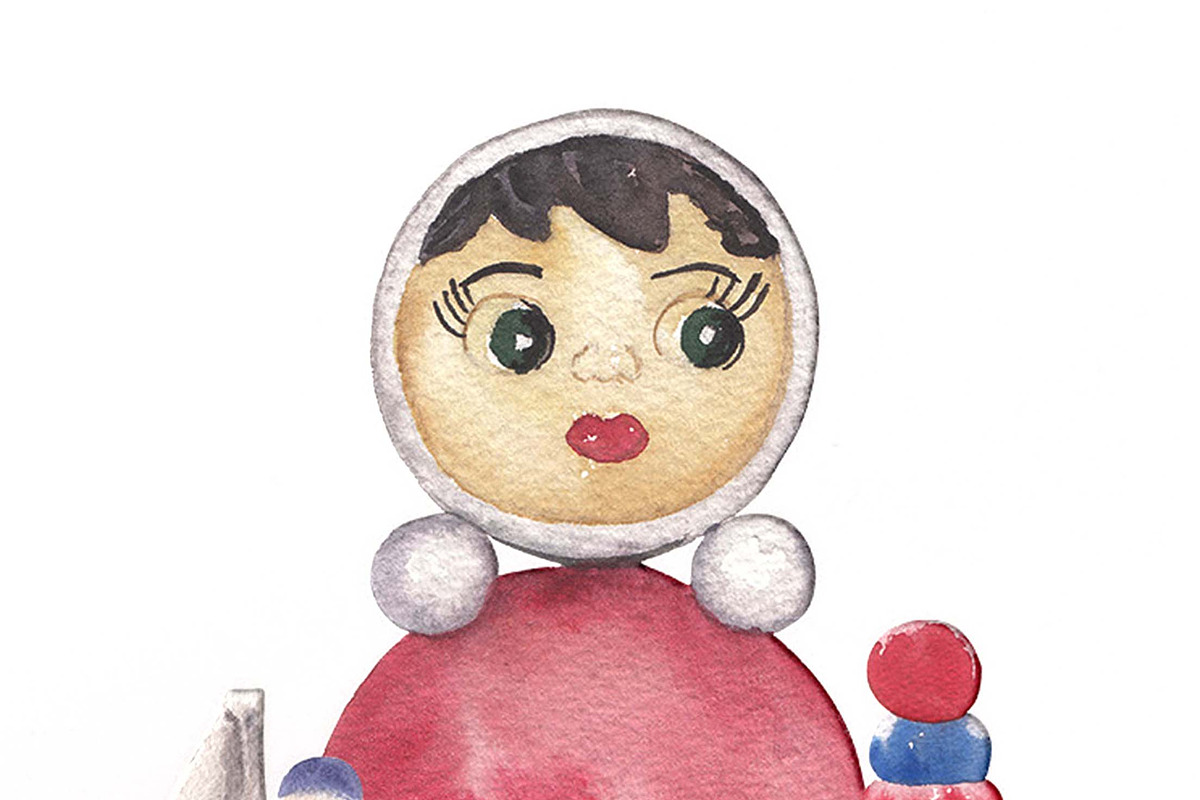 Classic toys - watercolor set, an Education Illustration by Visual Animal (Photo 4 of 8)