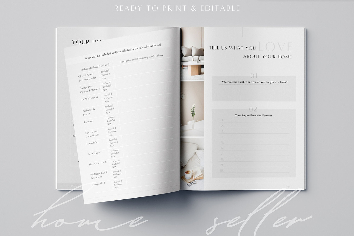 2 Real Estate Buyer Seller Checklist, a Marketing Template by ZoaniDesign (Photo 5 of 10)