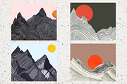 Mountains - Abstract Landscapes, a Graphic by Norse Studio (Thumbnail 4 of 4)