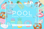 Pool Party Graphic Kit, an Illustration by Relish Designs (Thumbnail 2 of 4)