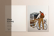 Slow Living & Outdoor Activities, a Person Illustration by Yeticrab (Thumbnail 3 of 14)