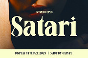 Satari, a Sans Serif Font by Gatype (Thumbnail 1 of 10)