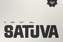 Satuva - Family Sans Serif Font