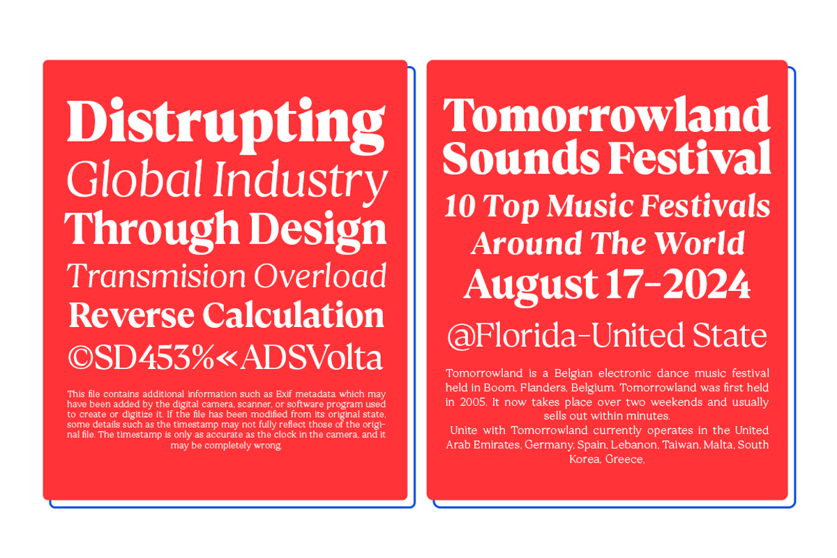 Calibra Text 18 Fonts- Save 40%, a Serif Font by Mulkan Nazir (Photo 2 of 12)