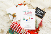 Christmas Party Invitation, an Invitation Template by Encre Studio (Thumbnail 4 of 5)