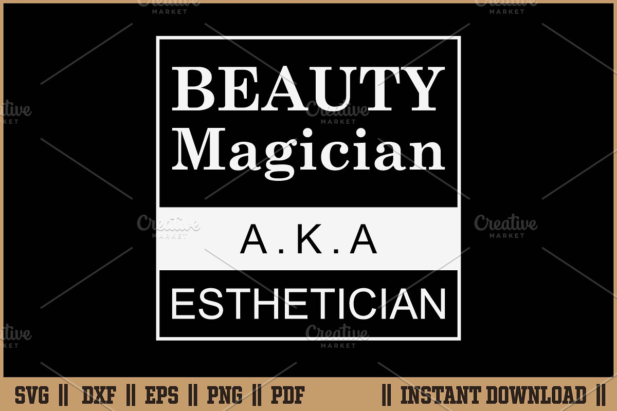 Beauty Magician AKA Esthetician SVG, a Work Illustration by Handy Arts Studio (Photo 1 of 3)