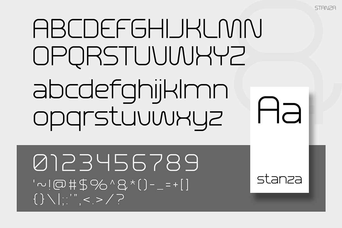 Stanza, a Sans Serif Font by Pinisi ART (Photo 2 of 10)