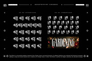 Flora Branch Typeface, a Blackletter Font by alit design (Thumbnail 16 of 20)