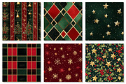 Classic Christmas Digital Paper, a Texture Graphic by Dream Creation (Thumbnail 6 of 6)