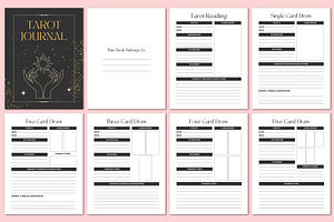 Personalized Tarot Journal Canva