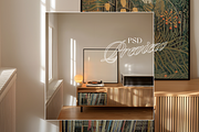 Square Frame Mockup Retro Scene, an Advertising Mockup by WasMockups (Thumbnail 7 of 7)
