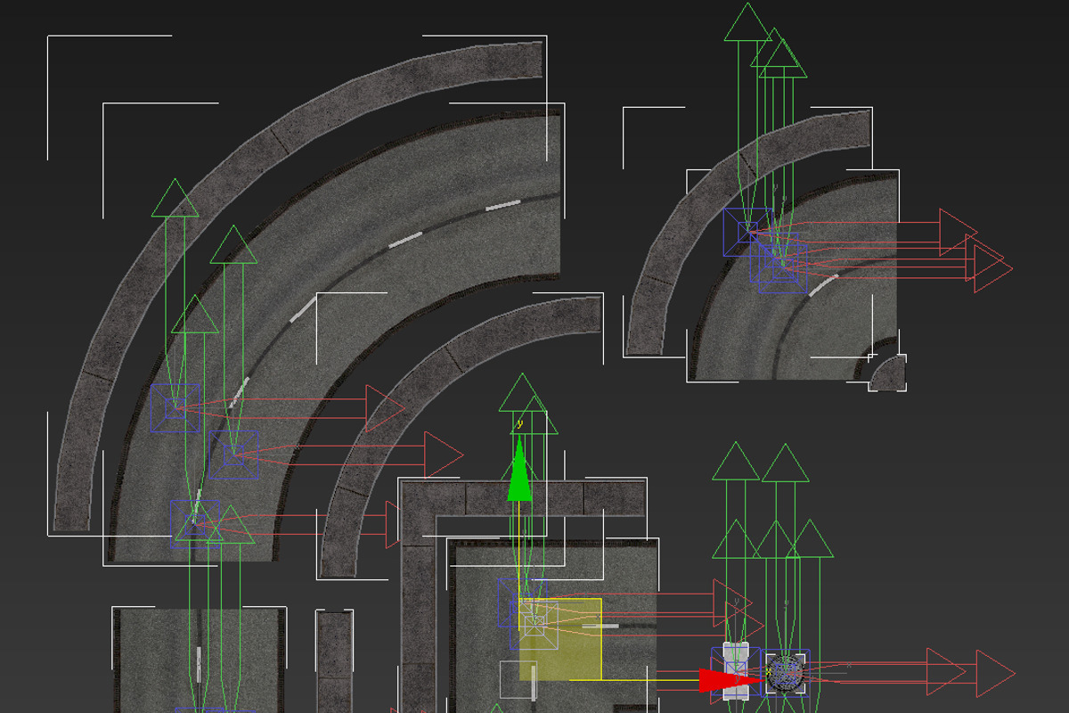 Road Modules PBR Pack, an Architecture 3D Model by Daniel Mikulik (Photo 3 of 24)