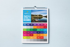 Colorful Calendar 2021