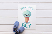 Cute and fun Ice cream design bundle, an Object Graphic by Doodle emporium (Thumbnail 5 of 14)
