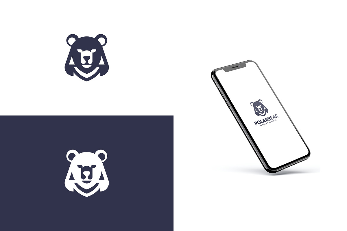 Monochrome Polar Bear Logo Design, a Branding & Logo Template by Artnivora.Std (Photo 2 of 4)