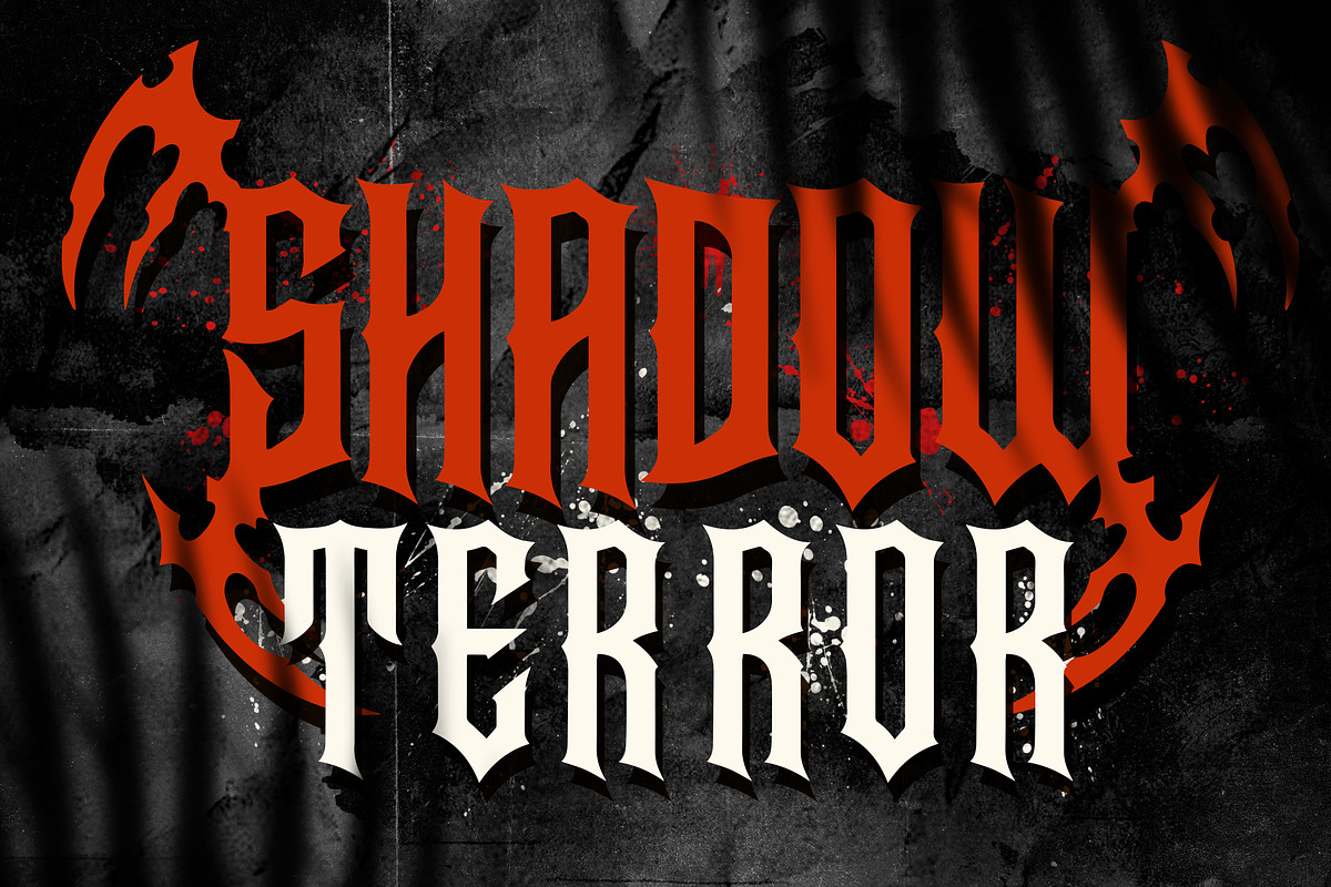 DRAKENHOLD Black Metal Display, a Blackletter Font by dansdesign (Photo 10 of 12)