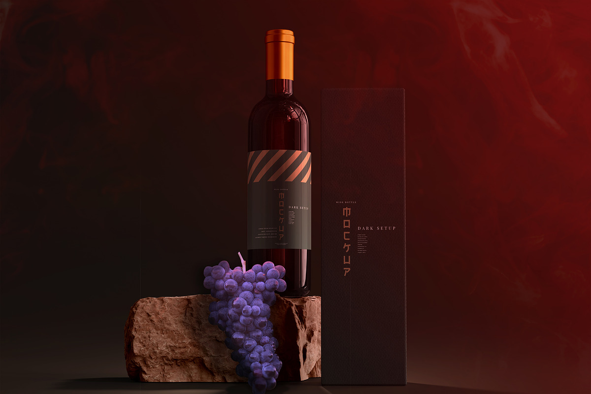 Red Wine Mockup Set, a Product Mockup by PSD Market (Photo 8 of 17)
