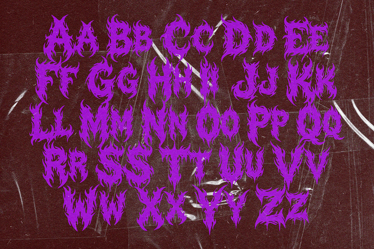 AEGON SHADOW — Black Metal Font, a Blackletter Font by Enxyclo Studio (Photo 13 of 15)