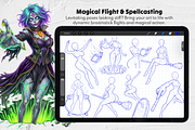 Halloween Procreate Stamps, a Brush Add-On by Selentaori Studio (Thumbnail 7 of 13)