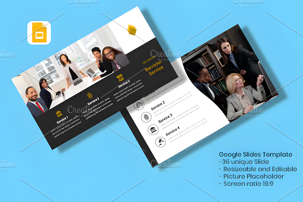 Google Slides Presentation Template, a Social Media Template by Ink Gallery (Photo 4 of 10)