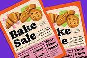 Playful Bake Sale Flyer, a Flyer Template by Gumico Studio. (Thumbnail 2 of 3)