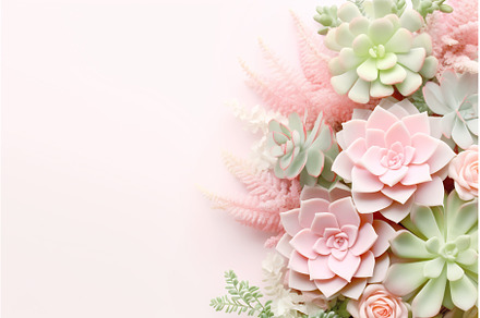 Arrangement of succulents against a, a Nature Photo by Beautiful things