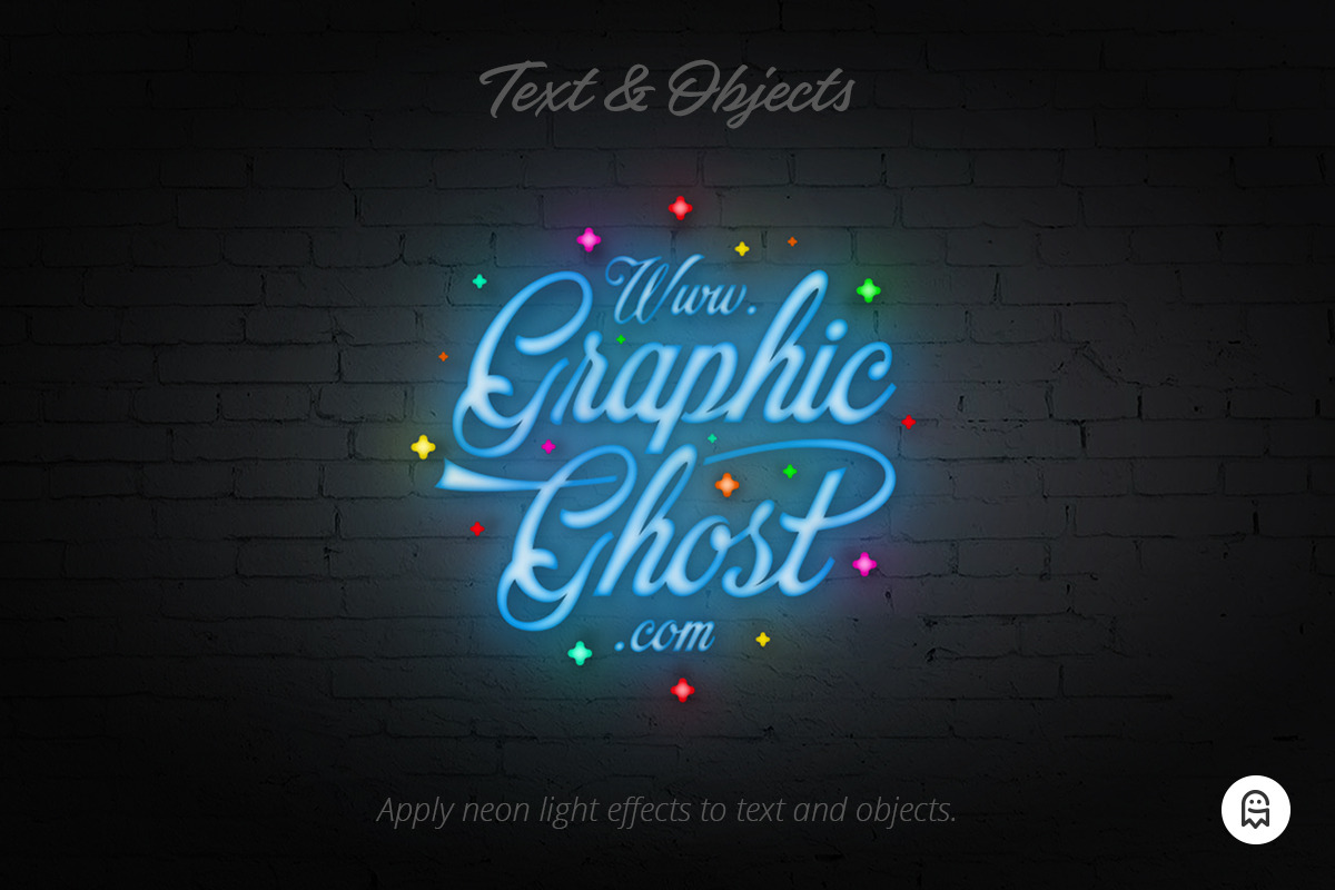 Neon Light Effects, a Layer Style Add-On by Graphic Ghost (Photo 3 of 4)