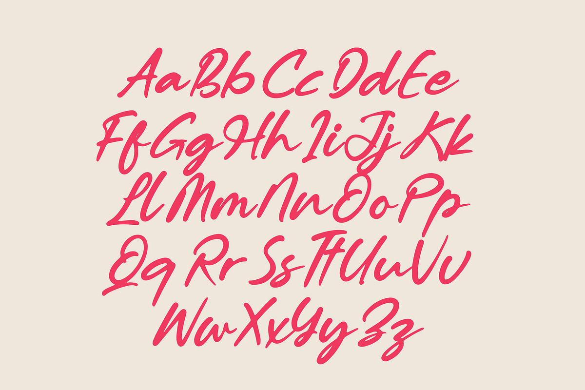 Muslyne Lettavella Handwritten Font, a Script Font by Letterena Studios Script (Photo 11 of 20)