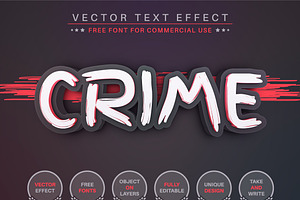 Blood Fear - Editable Text Effect