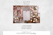 Hanging Gift Tag Pink Floral Mockup, an Advertising Mockup by illuztrate (Thumbnail 2 of 3)