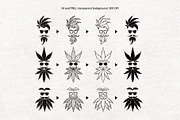 CANNABIS / MARIJUANA BUNDLE, a Decorative Illustration by Elena_Sedova (Thumbnail 24 of 30)