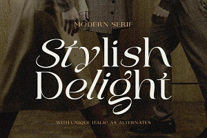 Stylish Delight - Modern Serif