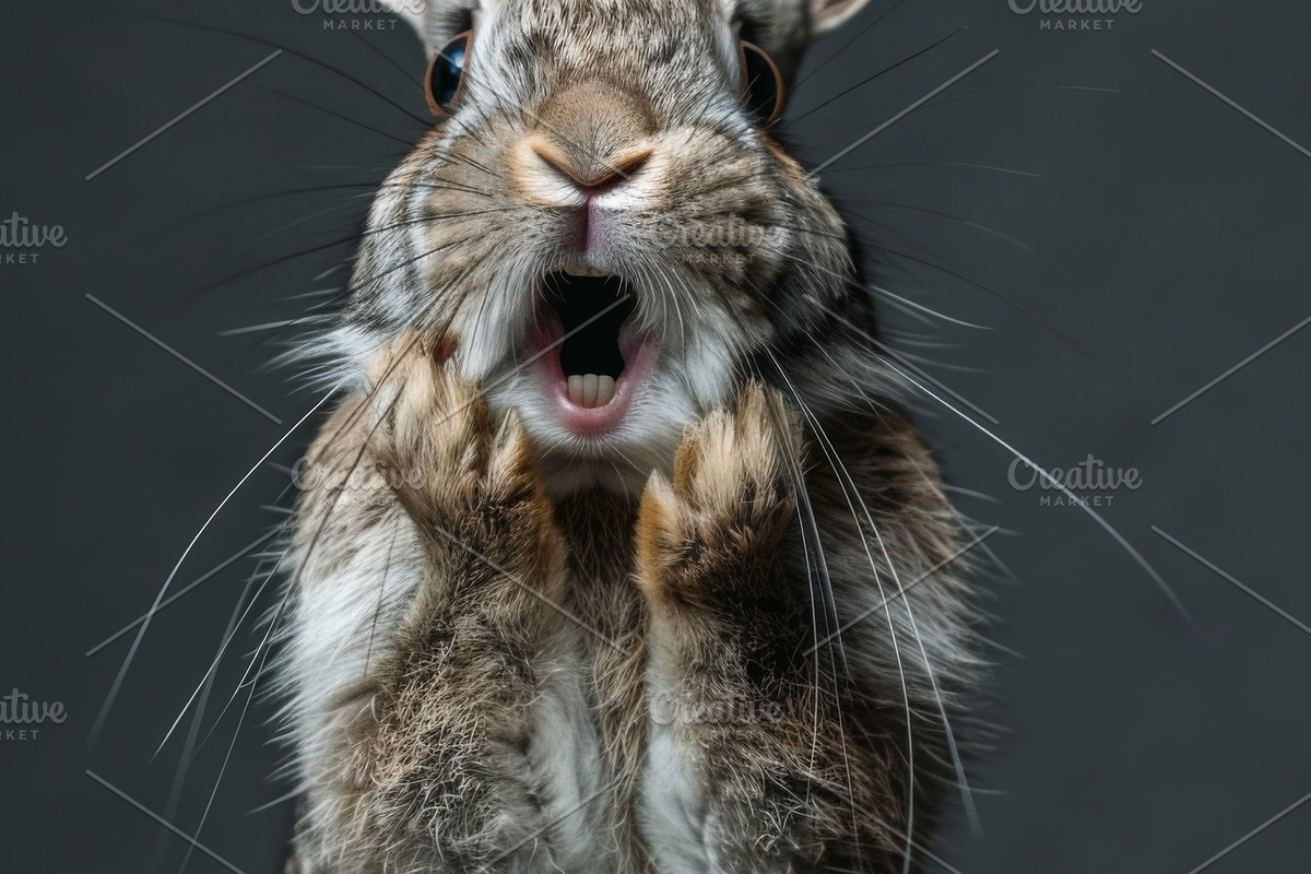 236 surprised animals, an Animal Photo by Handmadefont (Photo 181 of 241)