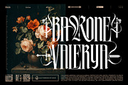 Makyos Gothic Typeface, a Blackletter Font by alit design (Thumbnail 11 of 17)