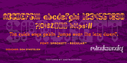 Sprokett™, a Font by MINDCANDY (Thumbnail 1 of 4)
