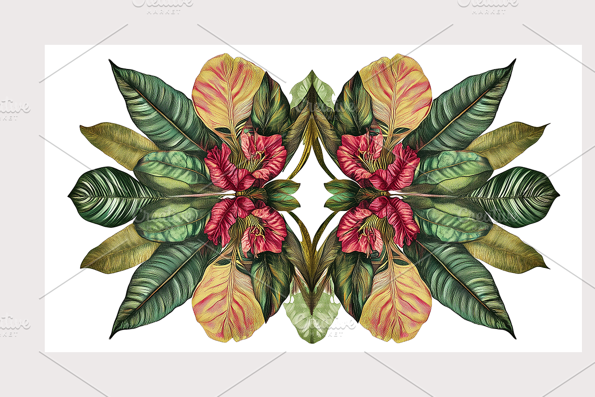 Muji Co · Symmetrical Botanics, a Decorative Illustration by milatovar (Photo 16 of 16)