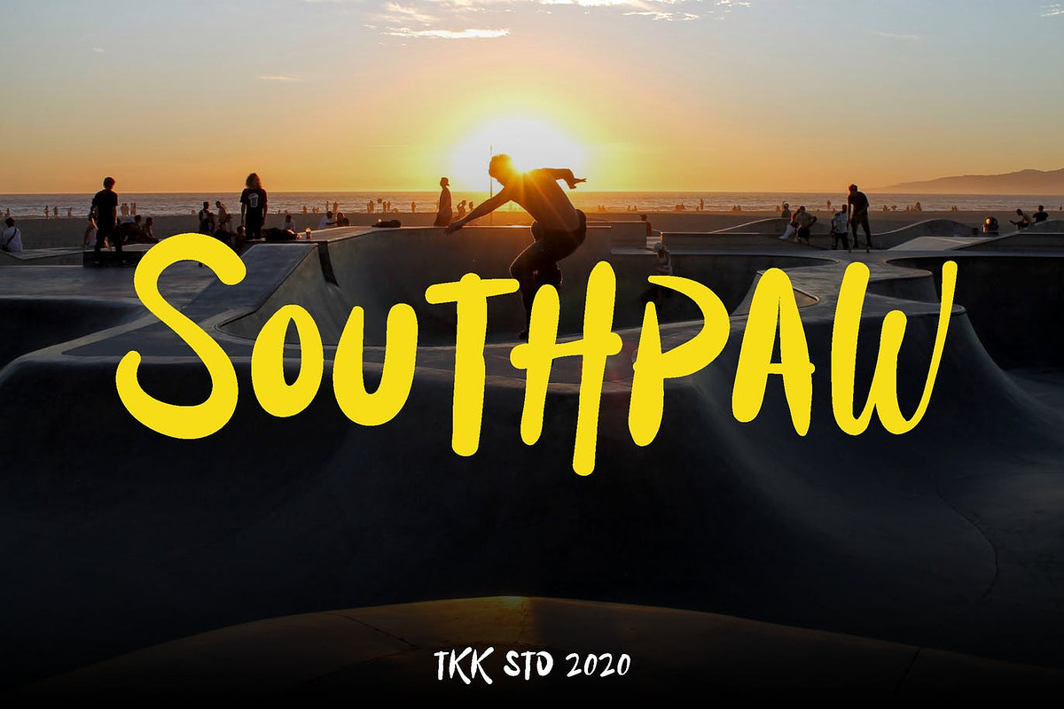 Southpaw - Graffiti Font, a Sans Serif Font by tokokoo (Photo 1 of 10)