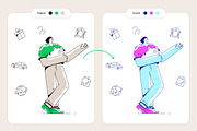 Darfy Business Illustrations, a Finance Illustration by Welovegraphics (Thumbnail 5 of 8)