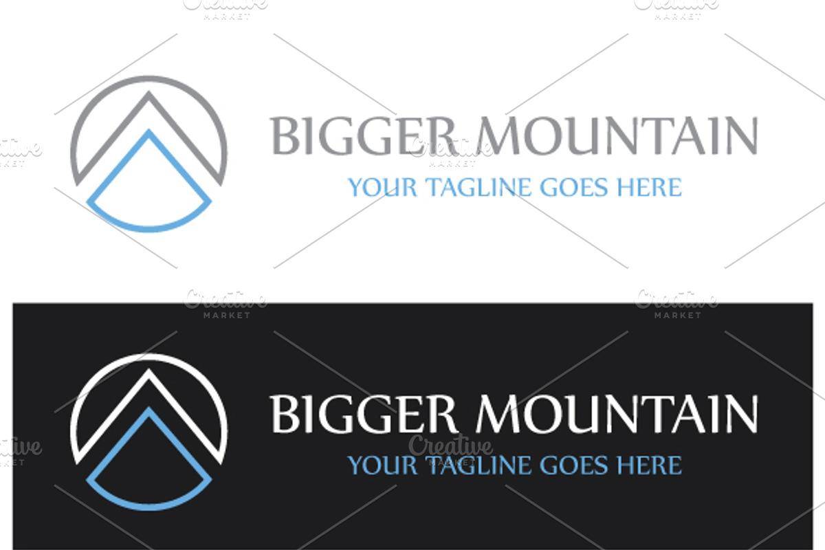 Bigger Mountain Logo, a Branding & Logo Template by MLJ studios (Photo 6 of 7)