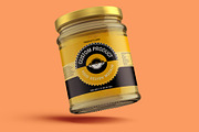 Pickle Sauce Honey Glass Jar Mockup, a Cups & Container Mockup by Digitalphaser (Thumbnail 6 of 7)