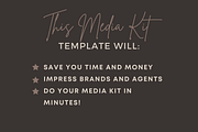 4 Page Media Kit Template Dark Theme, a Presentation Template by CoCreatorDesigns (Thumbnail 7 of 10)