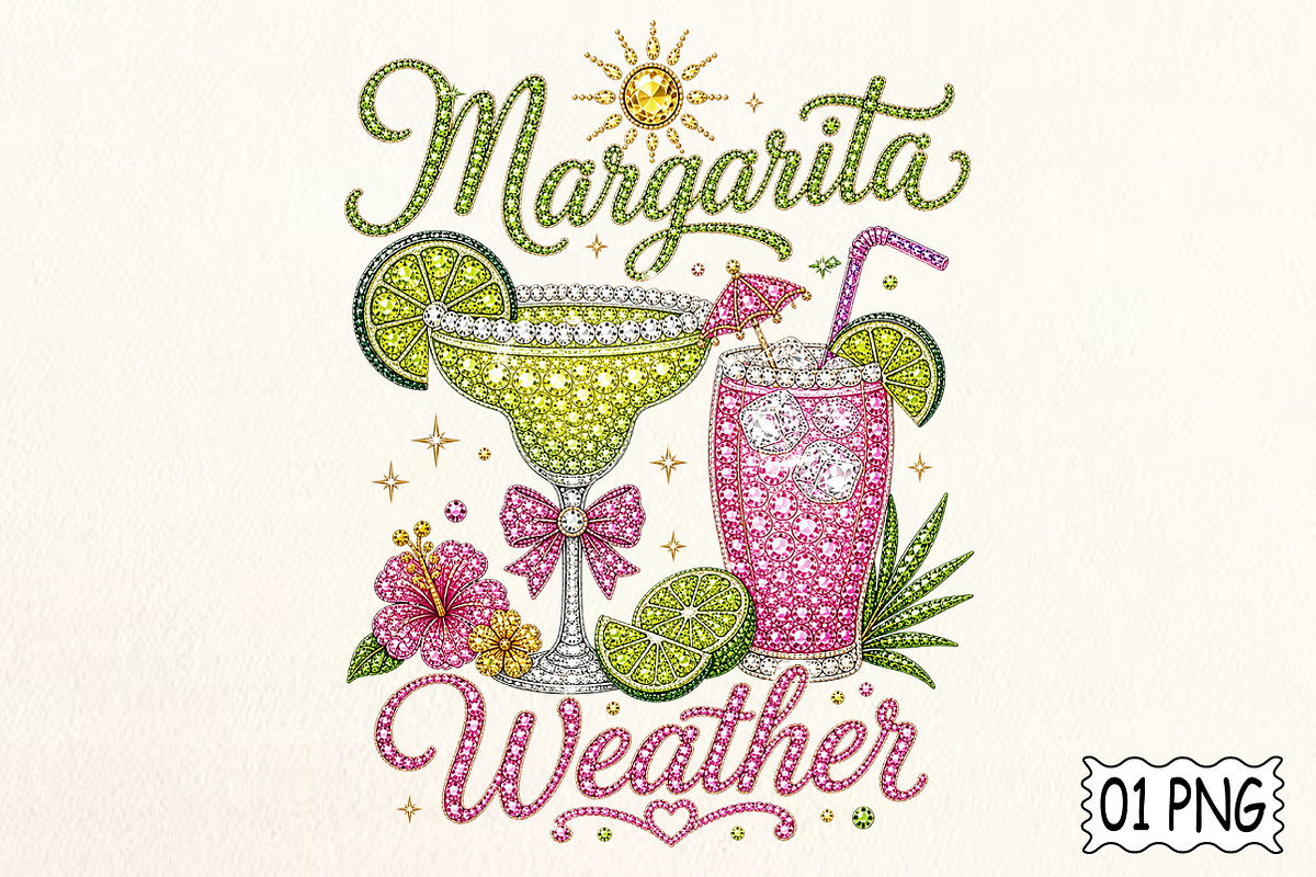 Summer Margarita Weather PNG, a Seasonal Illustration by Pixels.Craft (Photo 1 of 8)