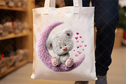 Quirky Valentine Teddy Bear Clipart, an Illustration by SinaCreation (Thumbnail 4 of 7)