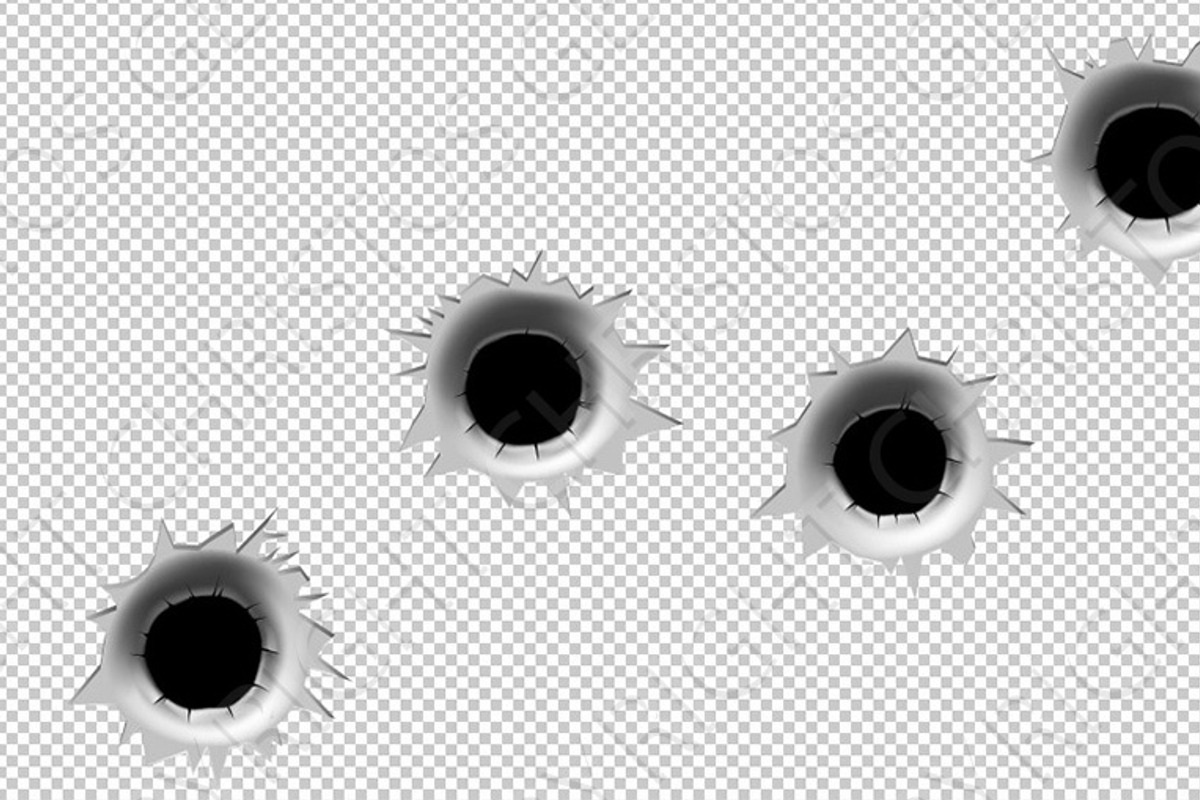 Bullet holes and claw rips, an Illustration by Christos Georghiou (Photo 3 of 4)