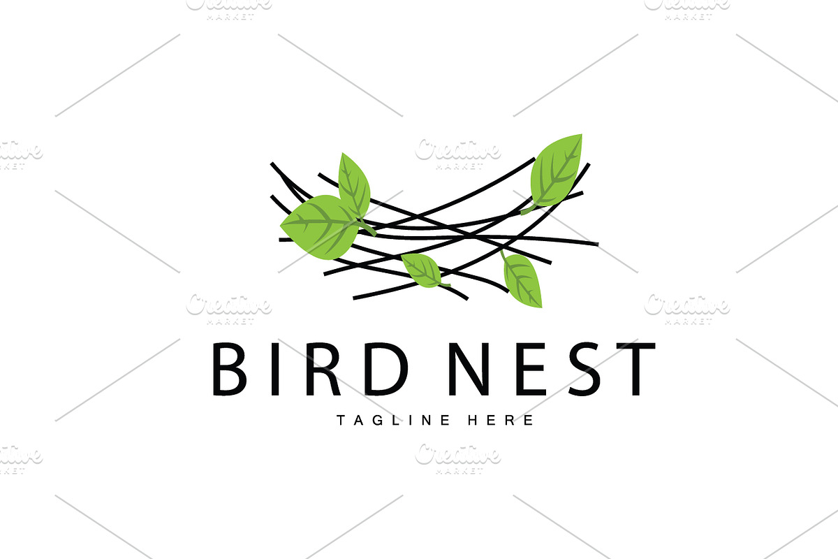 Bird's Nest Logo Design, Bird House, a Branding & Logo Template by Maylianaw28