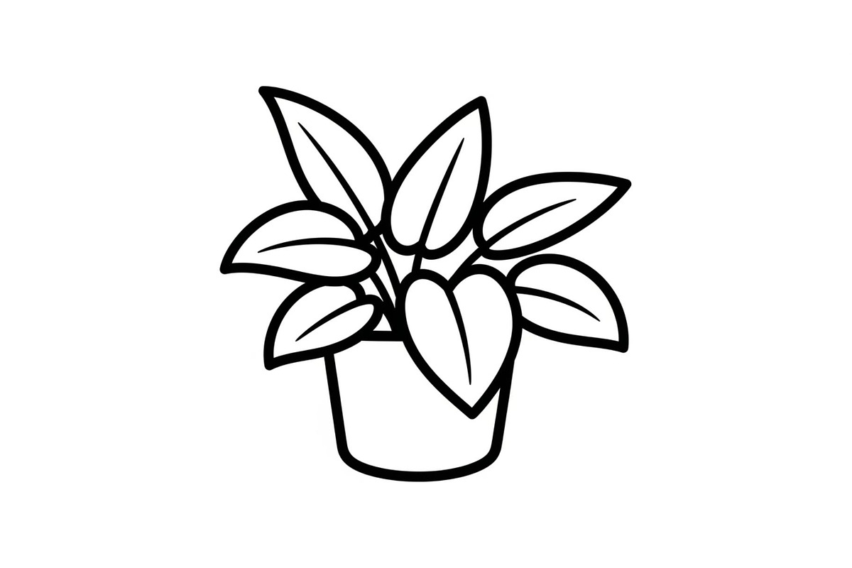 Minimal Botanical Leaf Silhouette Bu, an Illustration by Creativeshirt (Photo 17 of 51)