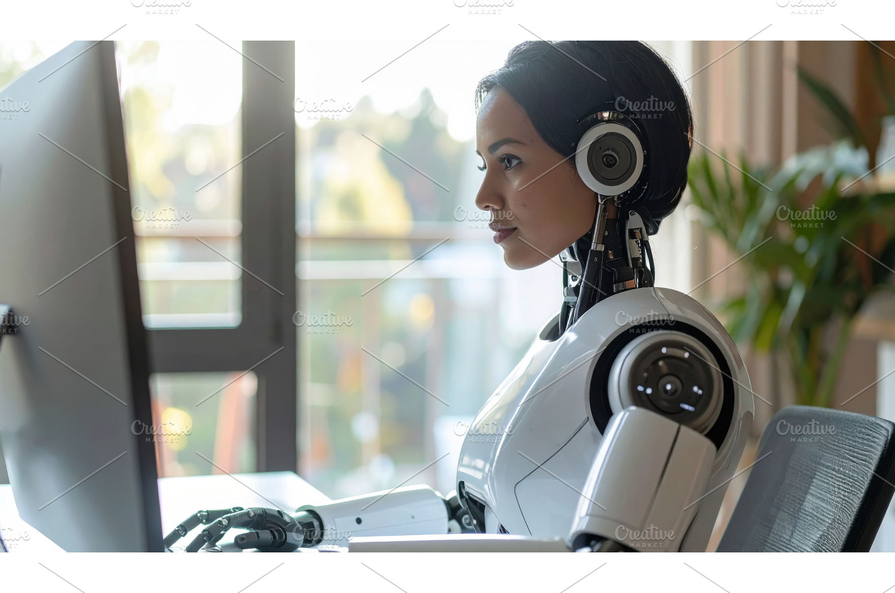 A futuristic female humanoid robot, a Technology Photo by Igor Tichonow